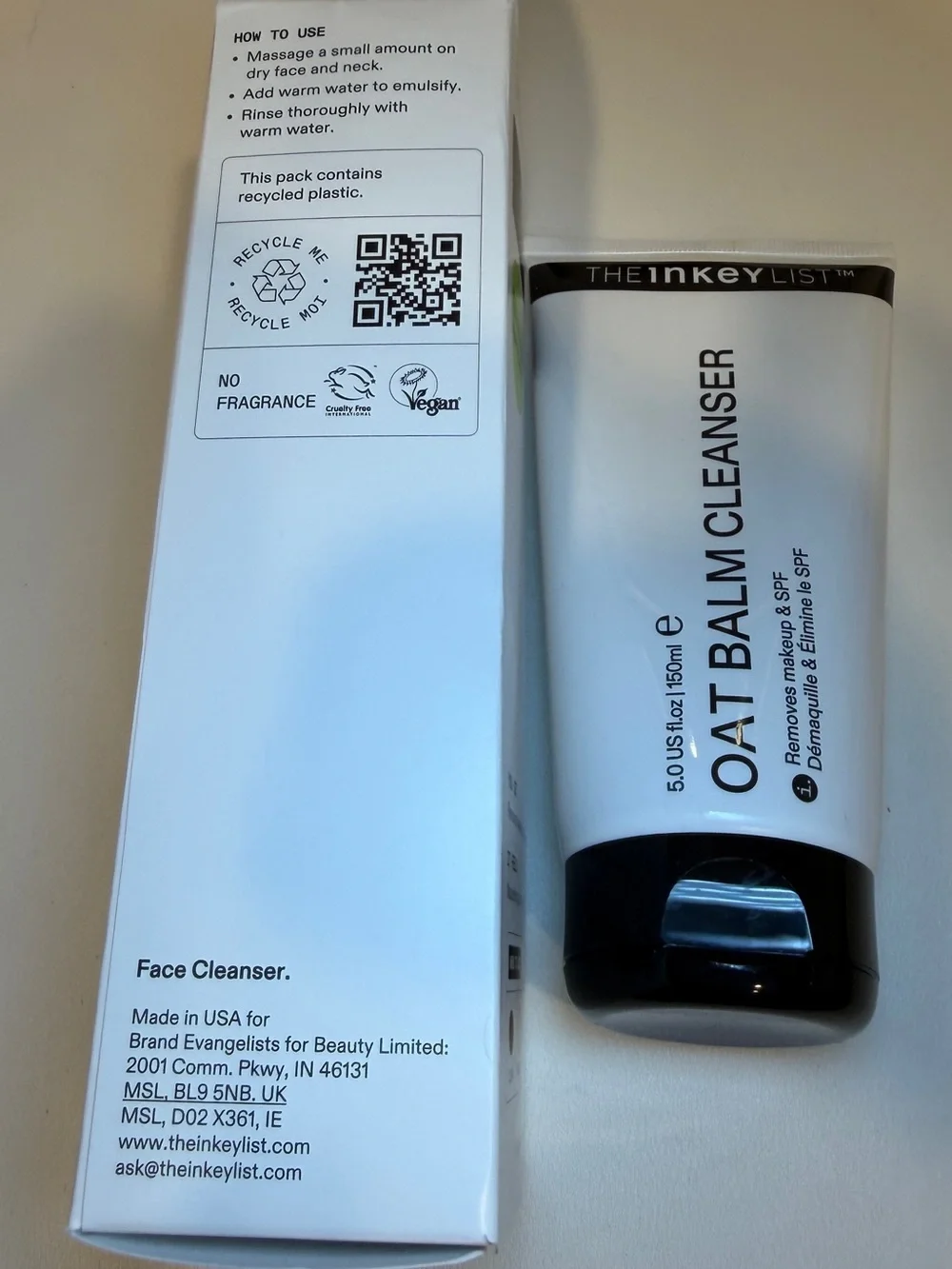 The Inkey List Oat Balm Cleanser - Clean 150ml